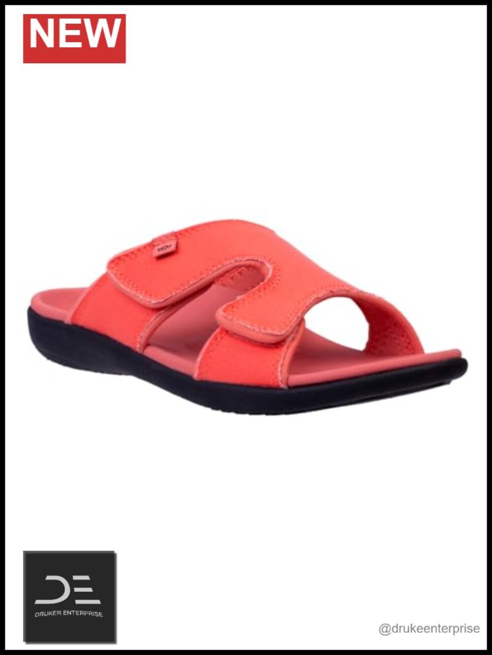 Orthotic Slide Sandals Adjustable Arch Support Non-Slip